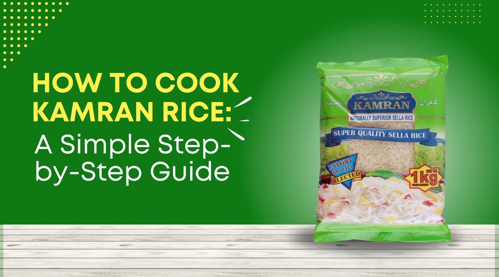 How to Cook Kamran Rice: A Simple Step-by-Step Guide - 24shopping.shop