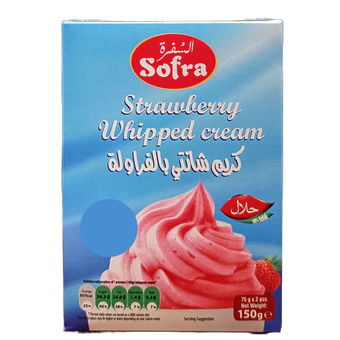 Sofra Strawberry Whipped Cream 150g