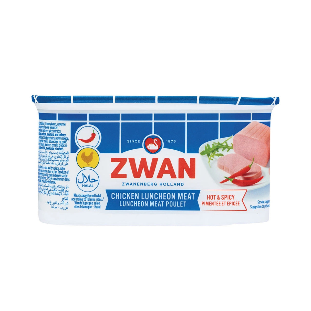 Zwan Chicken Hot Spicy Luncheon Halal 200G- 24shopping.shop