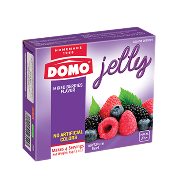 Domo Jelly Mixed Berries 85g