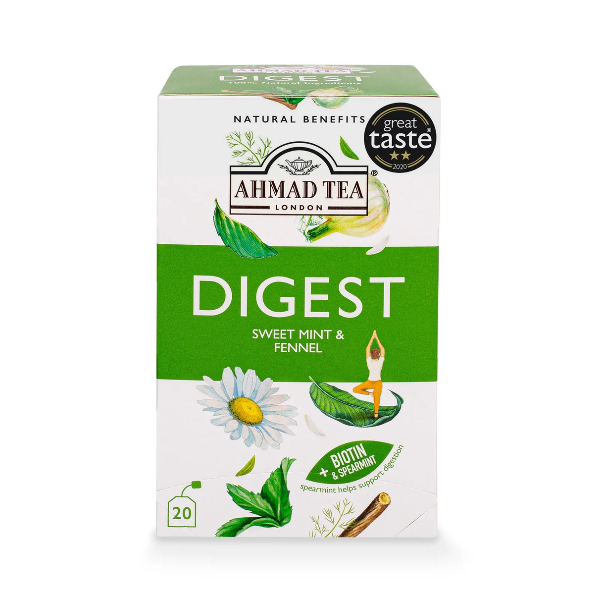 Ahmad Tea Digest Sweet Mint & Fennel 20 Bags - 24shopping.shop