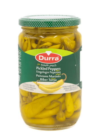 AL DURRA HOT PICKLED PEPPERS 600G - 24shopping.shop