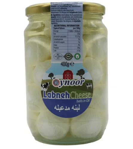 Aynoor Bulgarian Labneh Cheese Balls In Oil 400g - 24shopping.shop