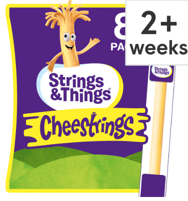 Cheestrings Original 8Pk Cheese Snacks 160G - 24shopping.shop