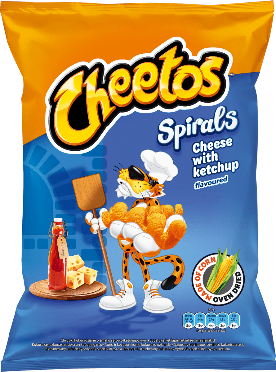 Cheetos Spirals 145g - 24shopping.shop