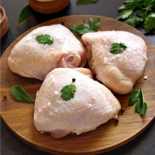 Chicken thigh with bone halal 500g - 24shopping.shop