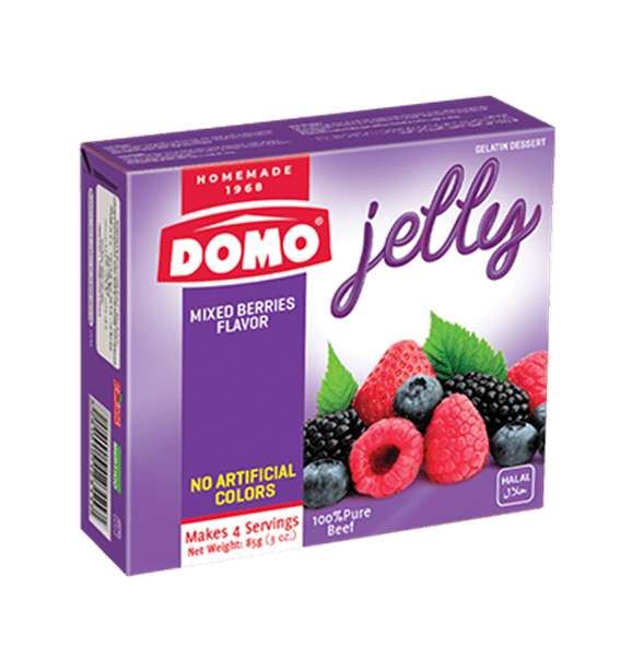 Domo Jelly Mixed Berries 85g - 24shopping.shop