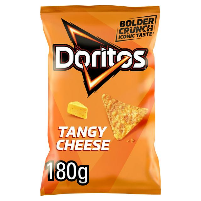Doritos Tortilla Chips Tangy Cheese Sharing Bag Crisps 180g - 24shopping.shop