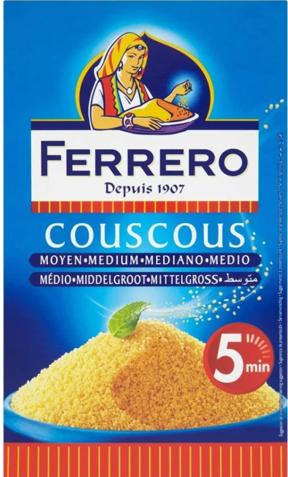 Ferrero Couscous Medium 1kg - 24shopping.shop