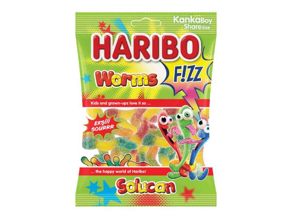 Haribo Fizz Worms 70g (Halal) - 24shopping.shop