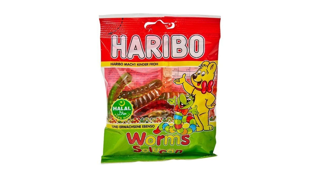Haribo Worms 80g (Halal) - 24shopping.shop