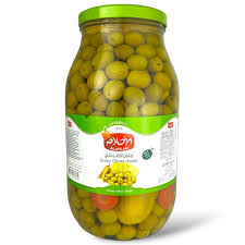 Al Ahalam Green Olives Halabi 3Kg- 24shopping.shop