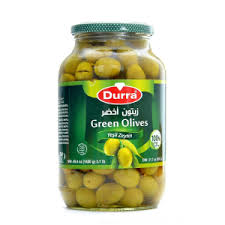 Al Durra Green Olive Halabi 1300G- 24shopping.shop