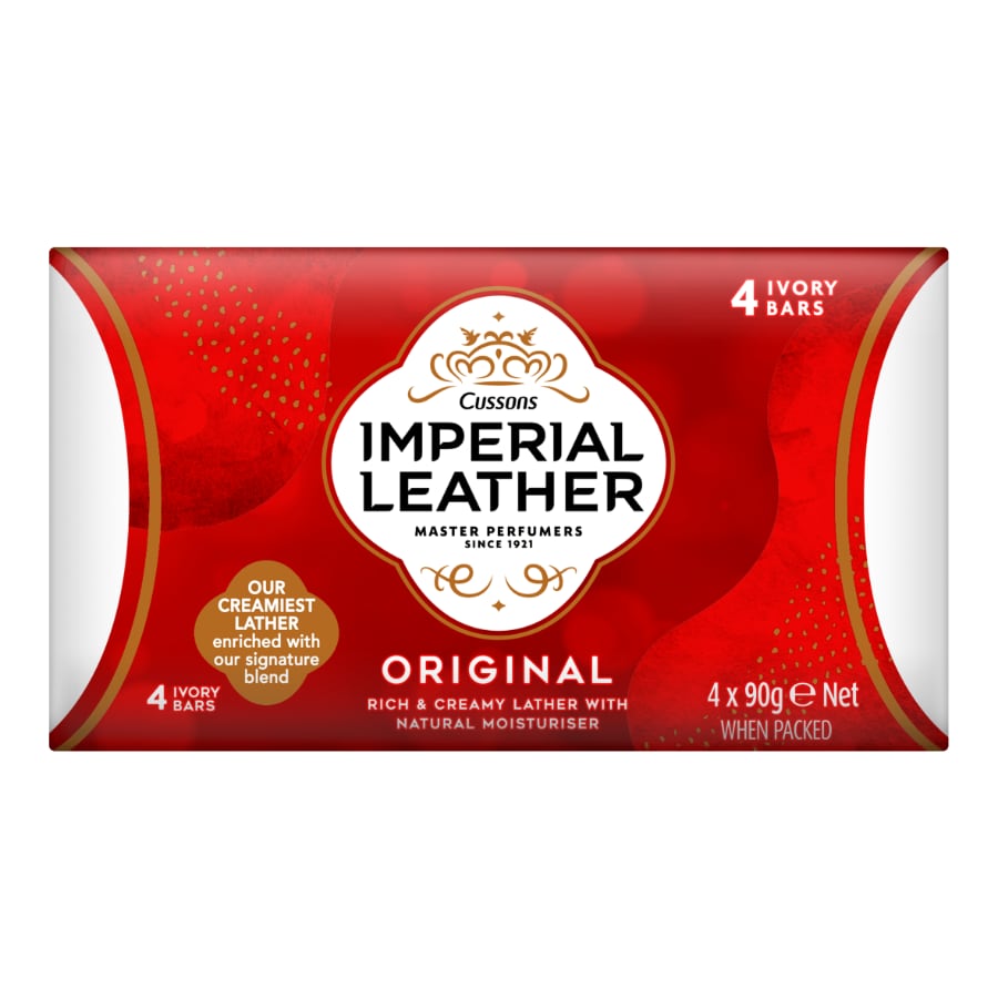 Imperial Leather Original Bar Soap 4 ivory bars - 24shopping.shop
