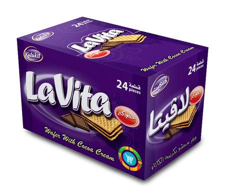 Lavita Cocoa Cream Wafer Box 24Pcs - 24shopping.shop