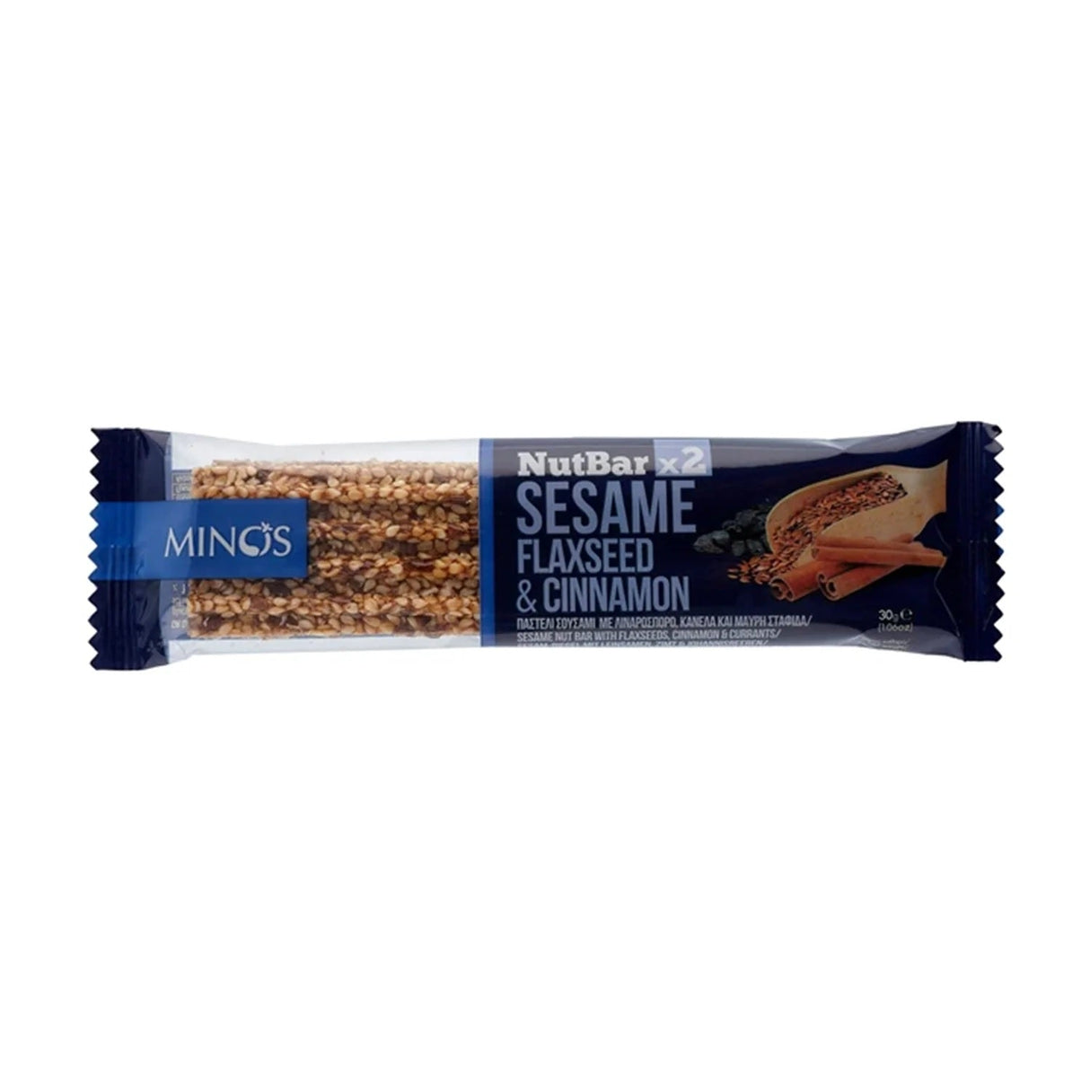 Minos Nut Bar Sesame 30g - 24shopping.shop