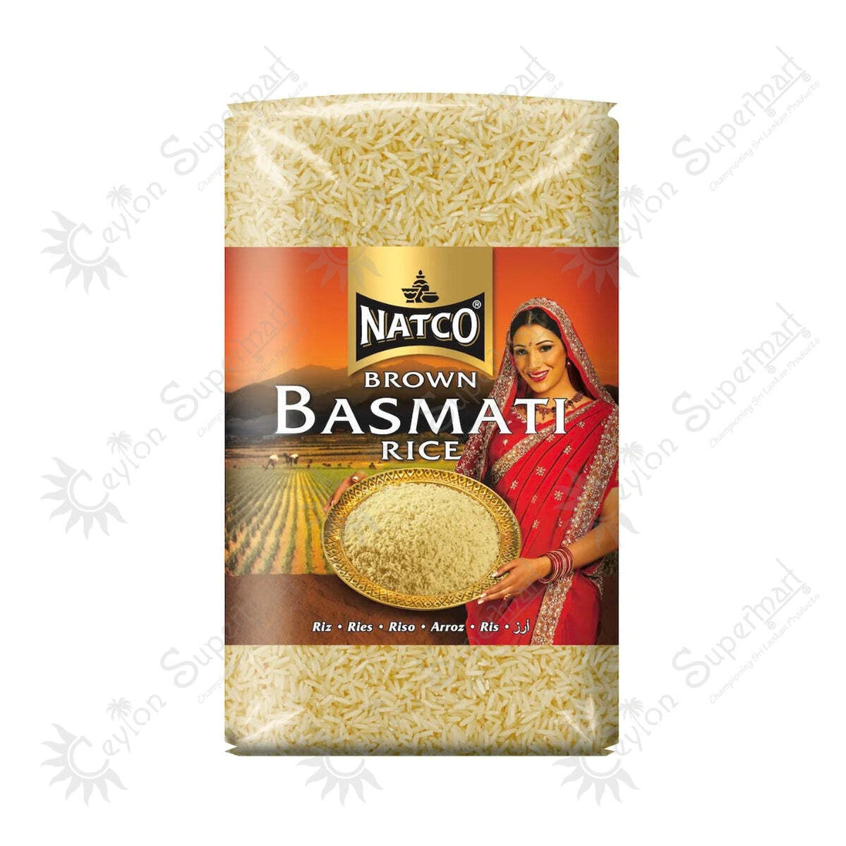 Natco Brown Basmati Rice 1KG - 24shopping.shop