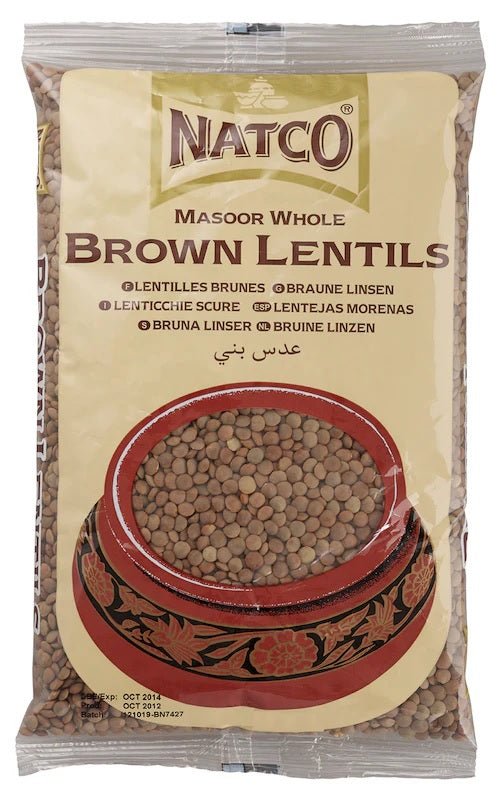 Natco Brown Lentils 2kg - 24shopping.shop