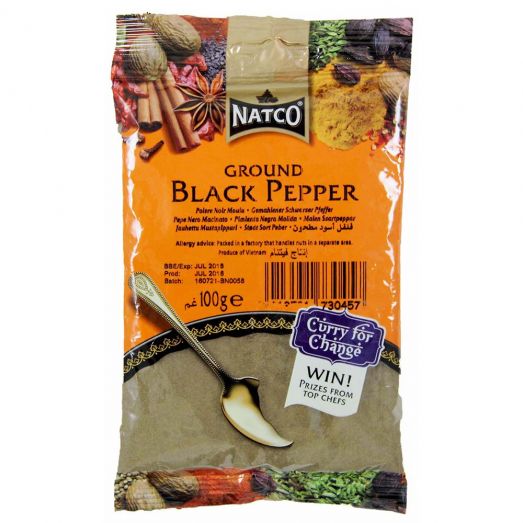 Natco Ground Black Pepper Bag 100g - 24shopping.shop