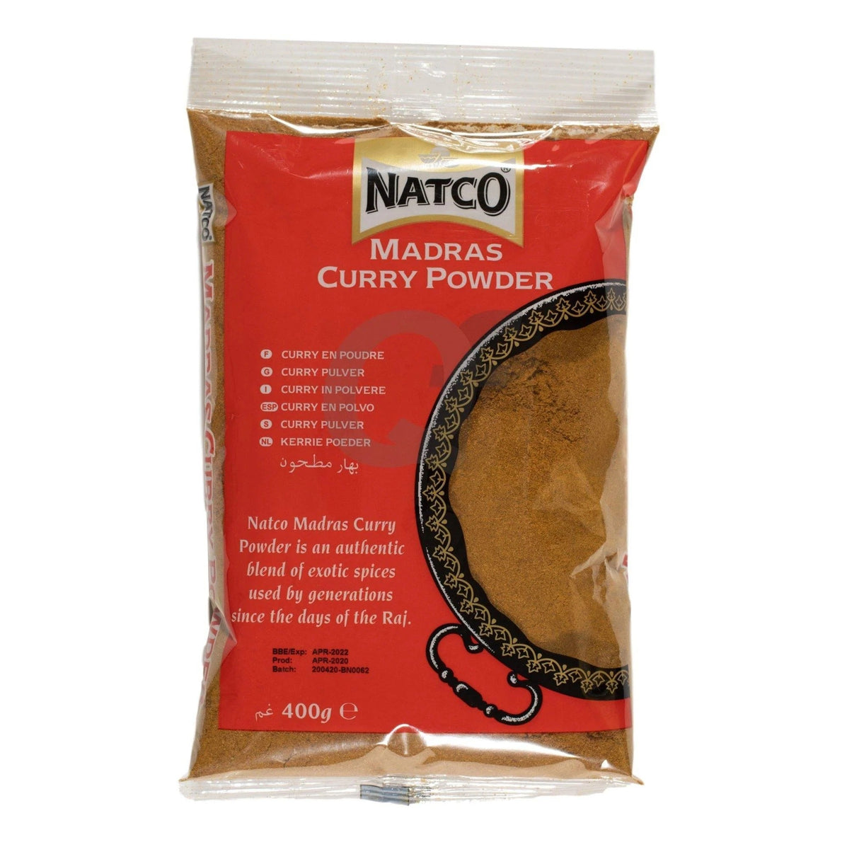 Natco Hot Curry Madras Powder 400g - 24shopping.shop