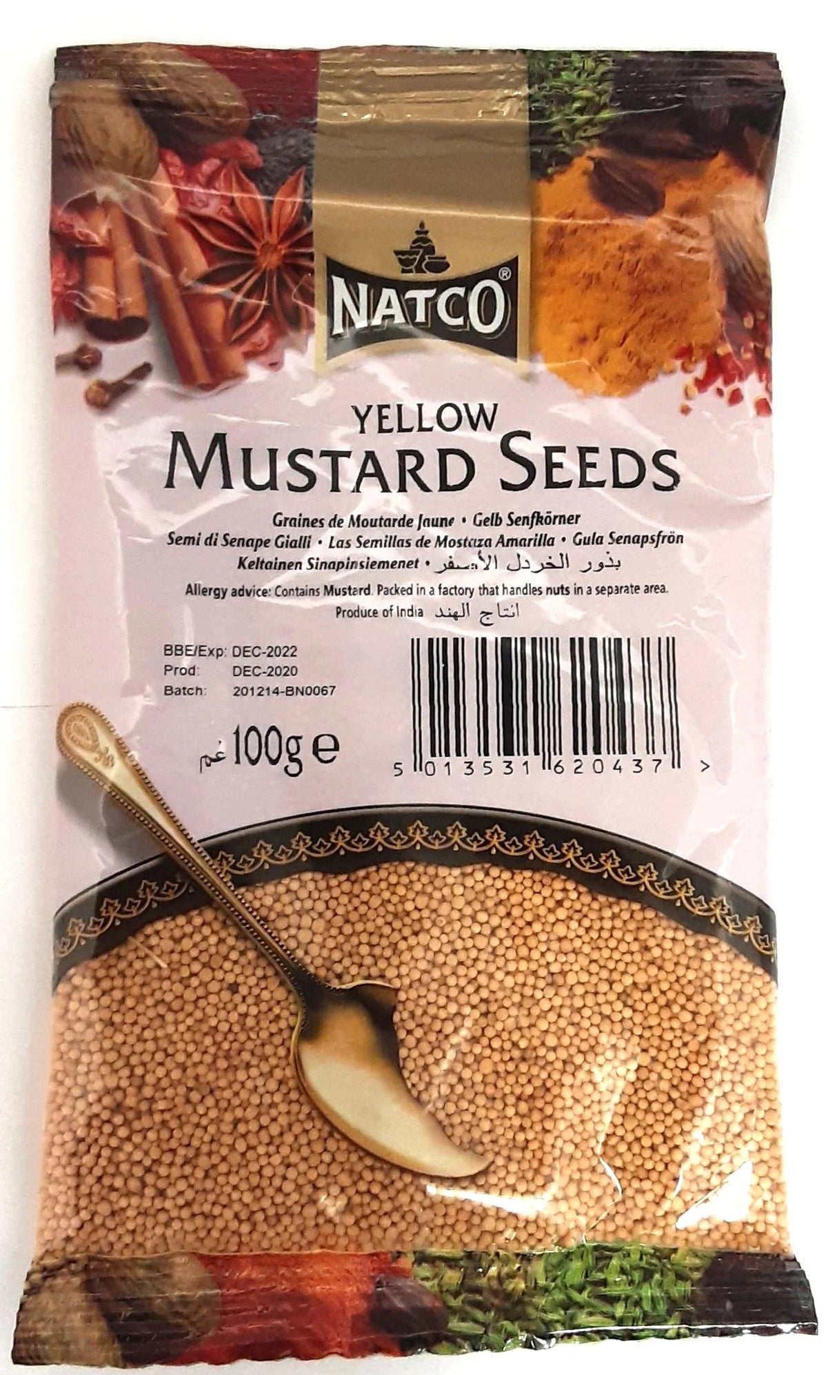 Natco Yellow Mustard Seeds 100g - 24shopping.shop