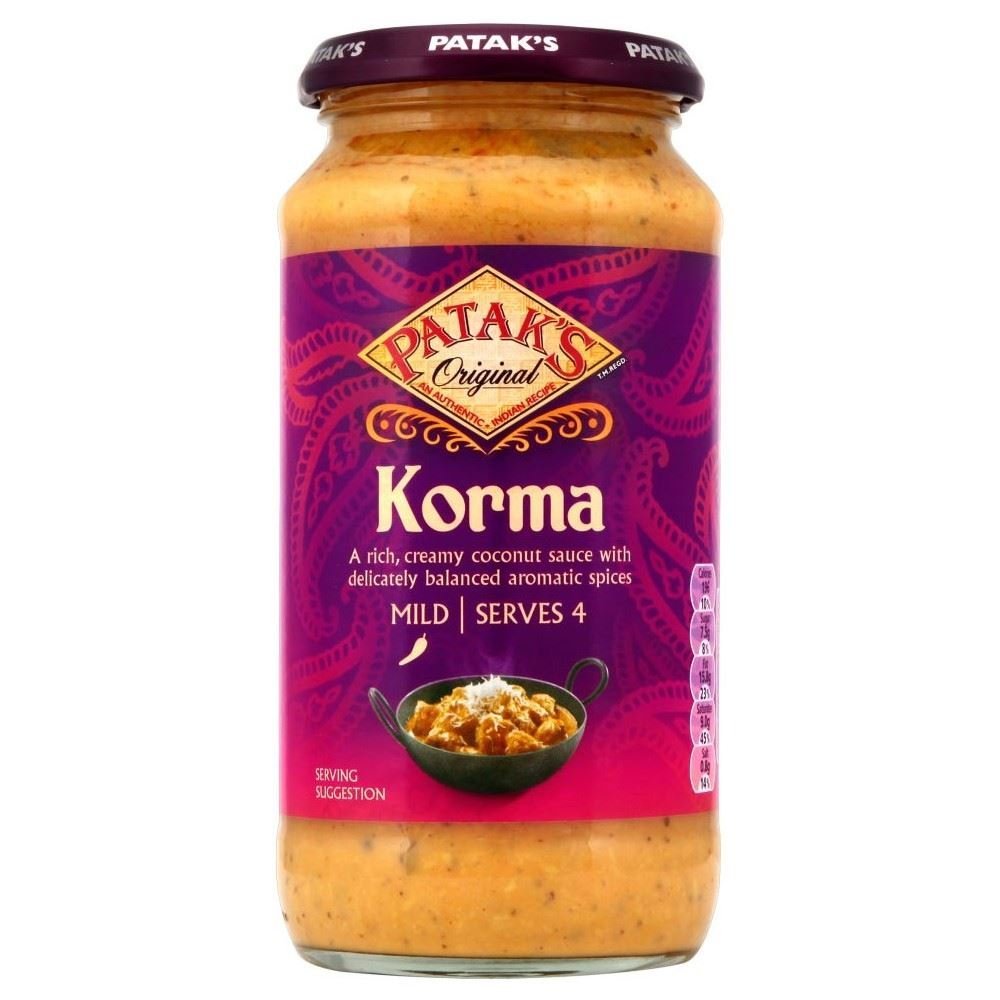 Patak's Korma Cooking Sauce 450g - 24shopping.shop