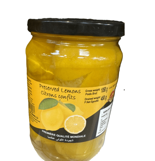 PRESERVED LEMONS CITRONS CONFITS 450G - 24shopping.shop