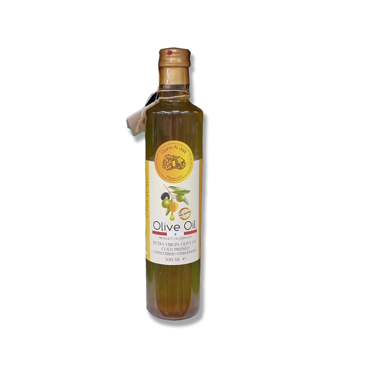 Qana Al Jalil EXTRA VIRGIN OLIVE OIL 500ml - 24shopping.shop