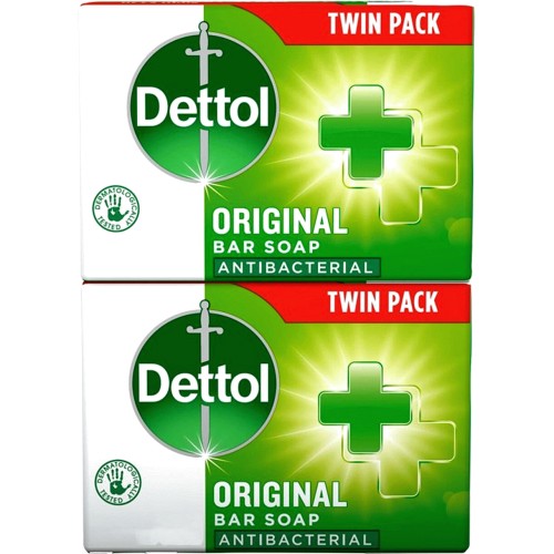 Dettol bar soap 2x100g- 24shopping.shop