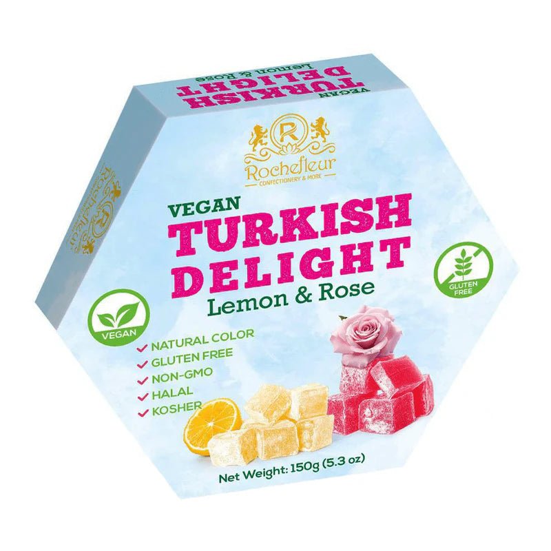 Rochefleur Turkish Delight Lemon & Rose 150g - 24shopping.shop