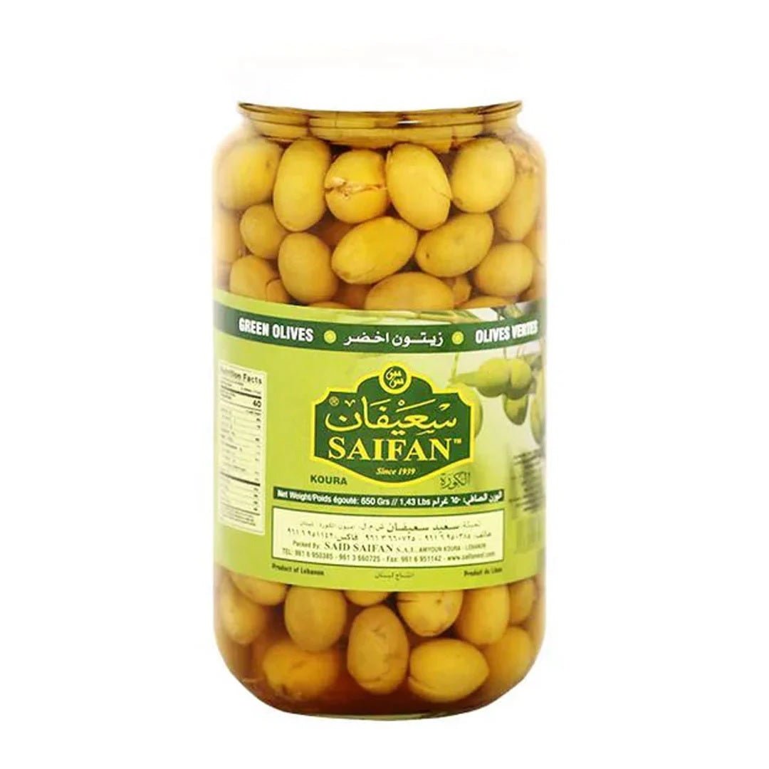 Saifan Green Olives 650g - 24shopping.shop