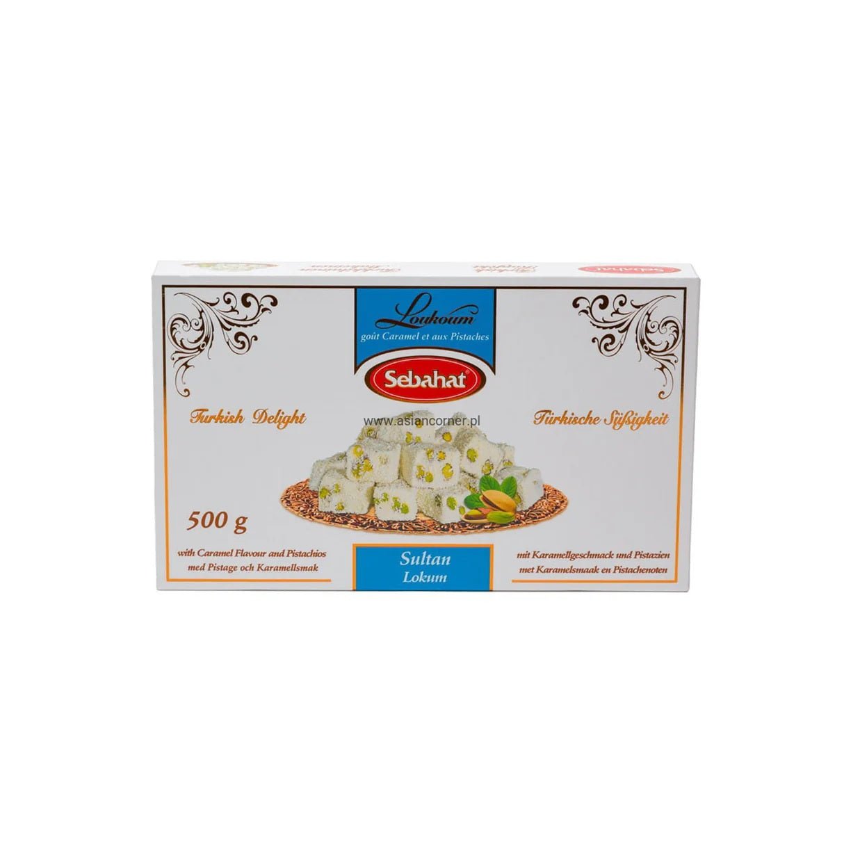 Sebahat Turkish Delight With Caramel And Pistachio 500G - 24shopping.shop