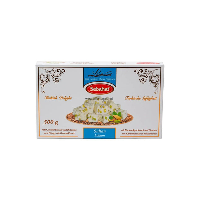 Sebahat Turkish Delight With Caramel And Pistachio 500G - 24shopping.shop