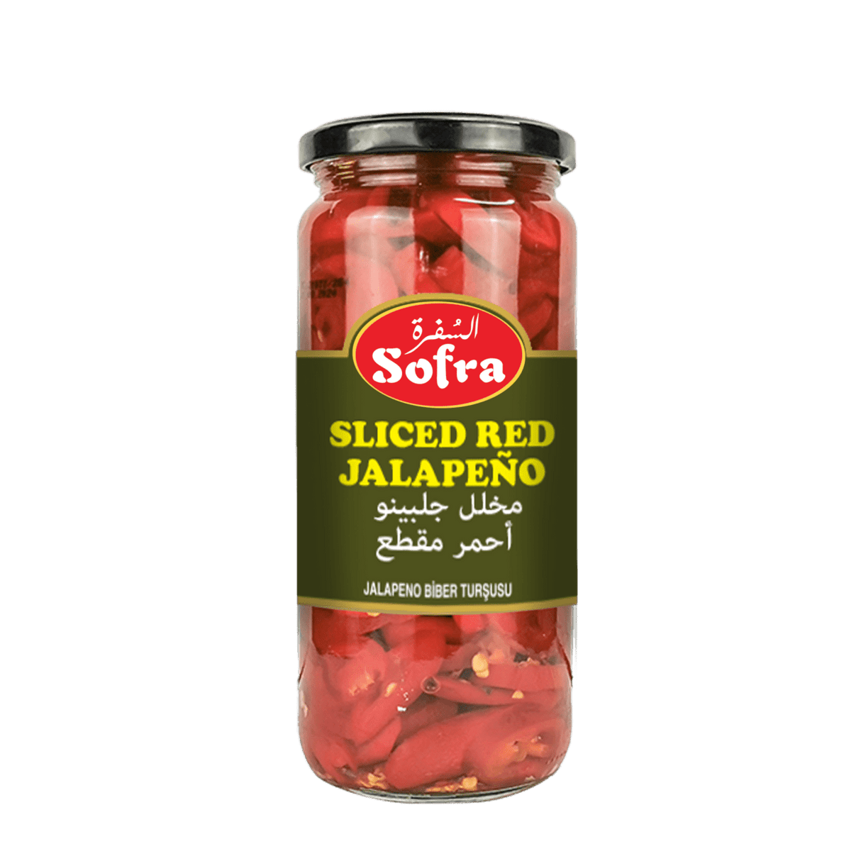 Sofra Sliced Red Jalapeno 480G - 24shopping.shop