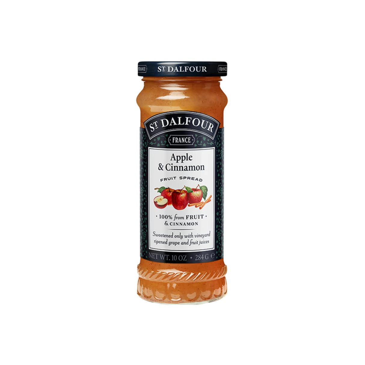 St Dalfour Apple & Cinnamon Jam 284g - 24shopping.shop