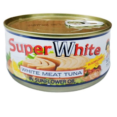 Super White Meat Tuna In Sunflower Oil 185g - 24shopping.shop