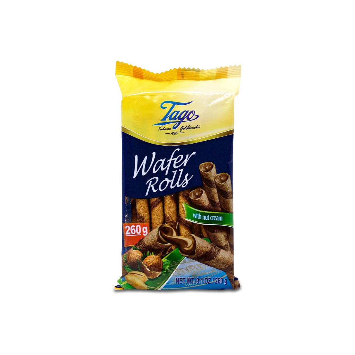 Tago Wafer Rolls With Nut Cream 260G - 24shopping.shop