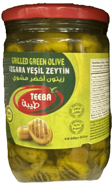TEEBA GRILLED GREEN OLIVES 600G - 24shopping.shop