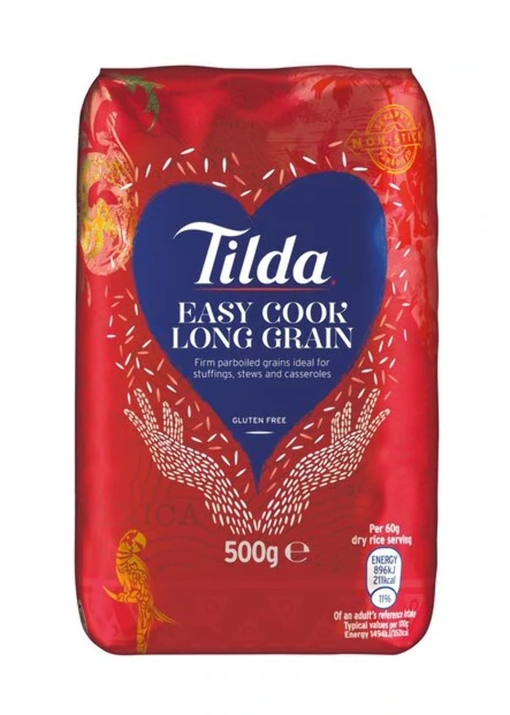 Tilda Easy Cook Long Grain Rice 500G - 24shopping.shop