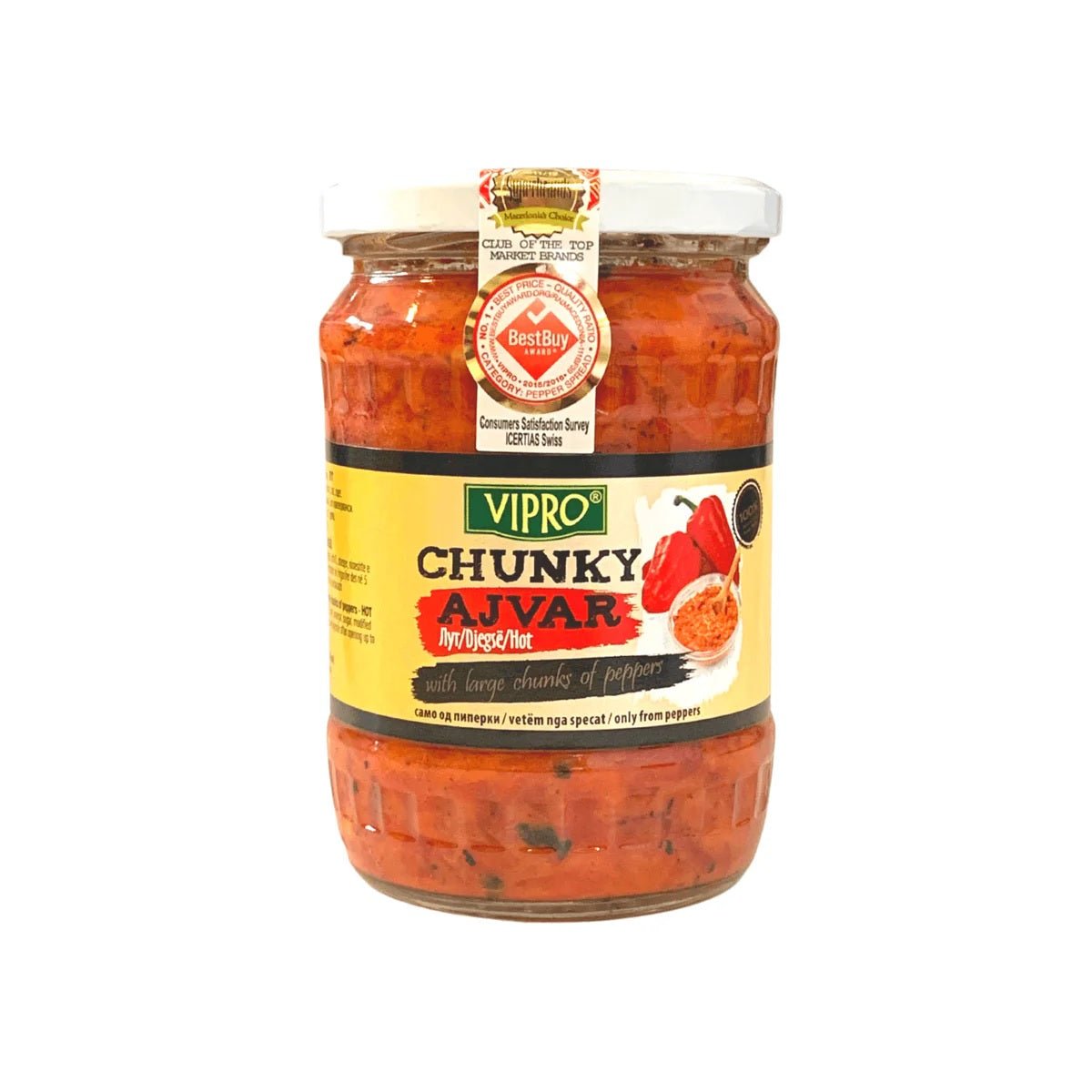 Vipro Hot Chunky Ajvar 550g - 24shopping.shop