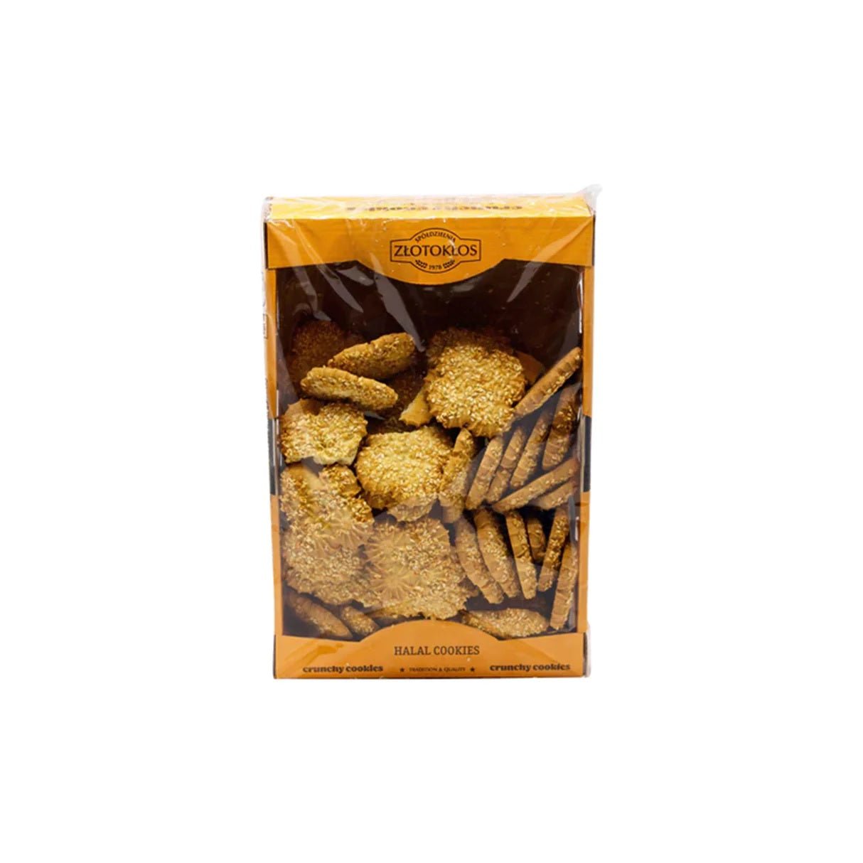 Zlotoklos Crunchy Cookies With Sesame 600g - 24shopping.shop