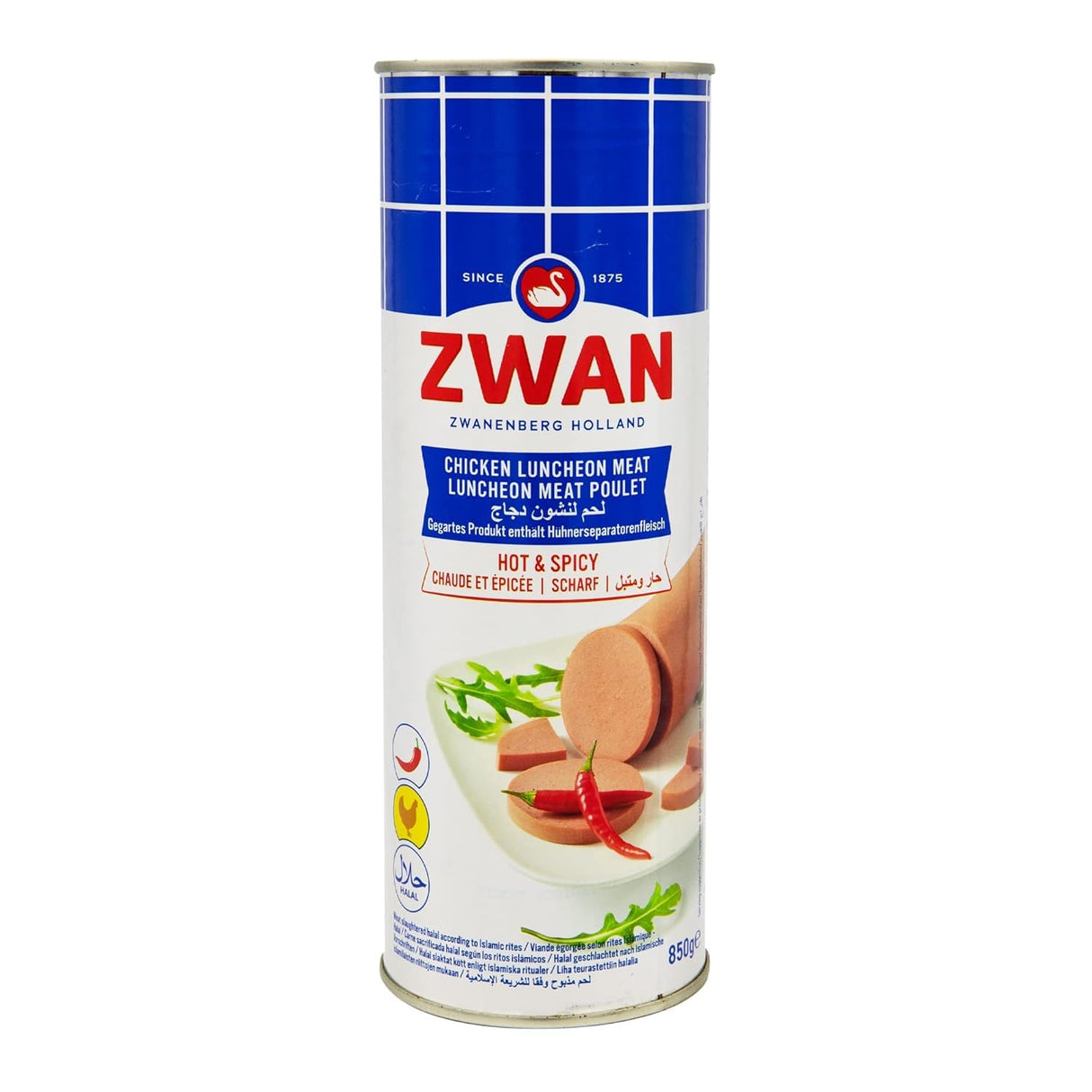 Zwan Chicken Hot Spicy Luncheon Halal 850G - 24shopping.shop