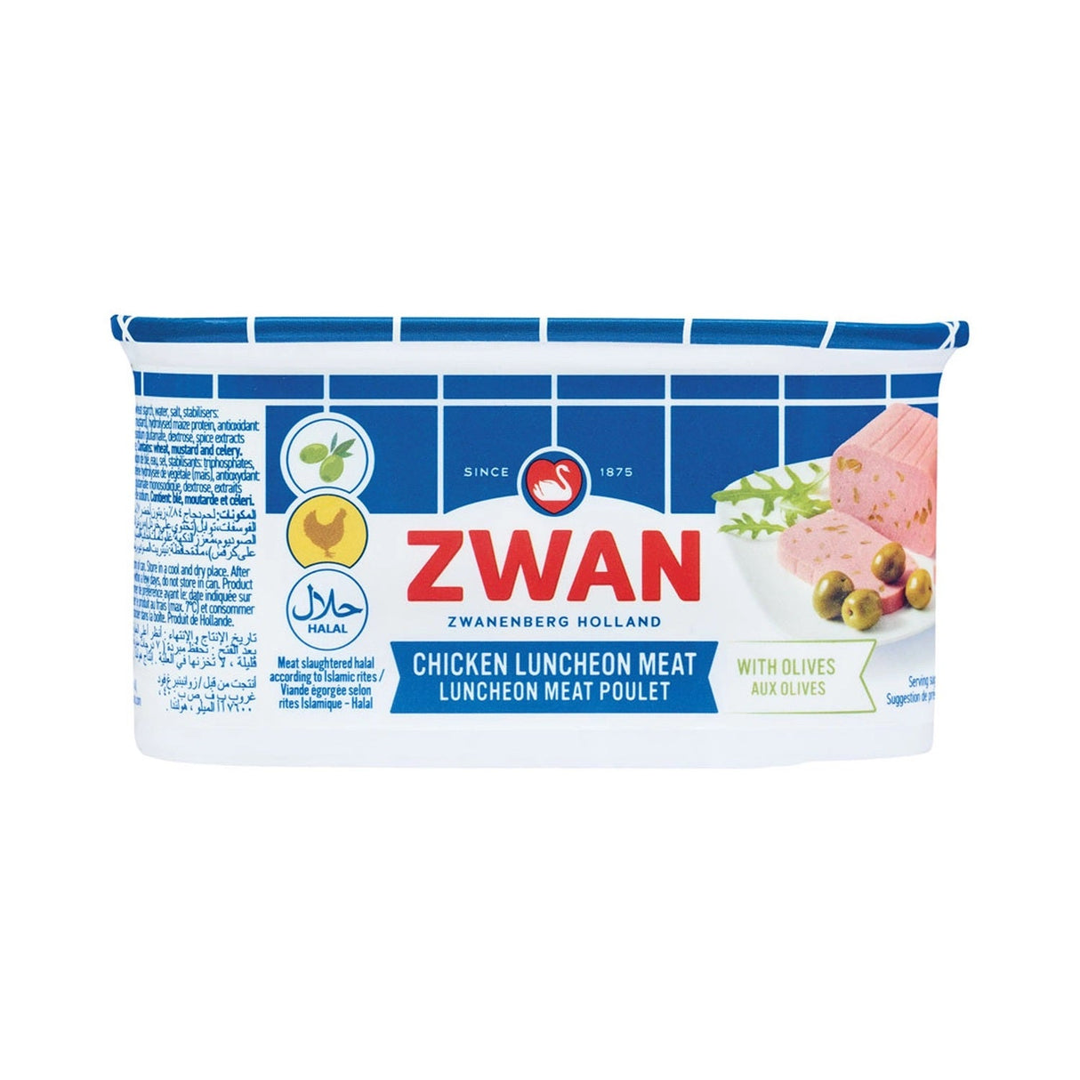 Zwan Chicken Luncheon Halal With Olives 200G - 24shopping.shop