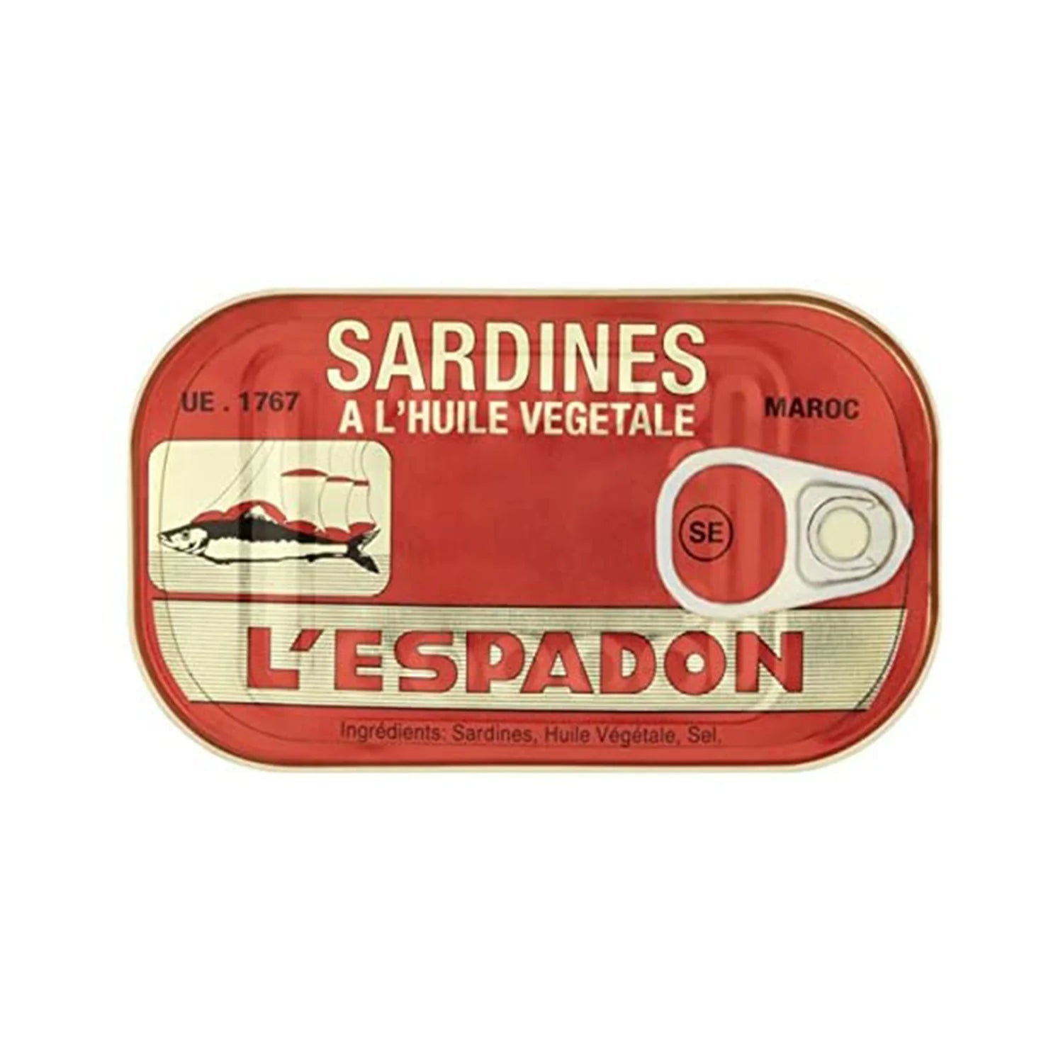 L'espadon Sardines Vegetable Oil 125g - 24shopping.shop