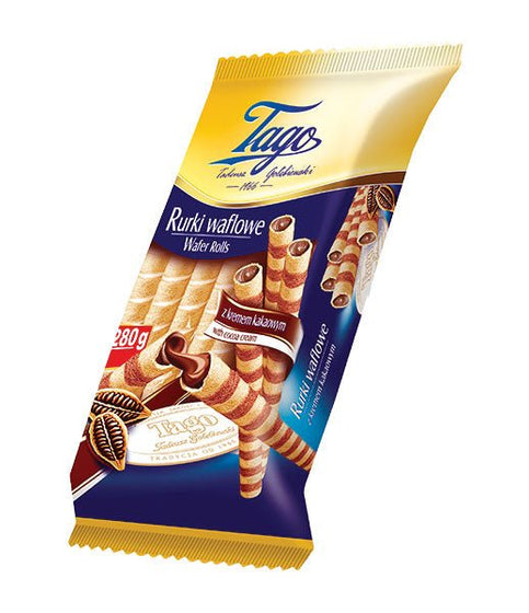 Tago Wafer Rolls with Cocoa 260g - 24shopping.shop