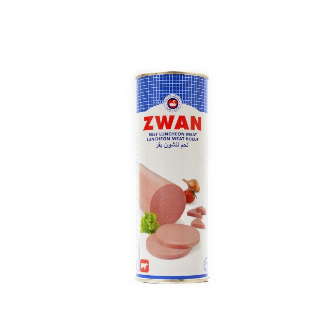 Zwan Beef Luncheon Meat Halal Mortadella 850g