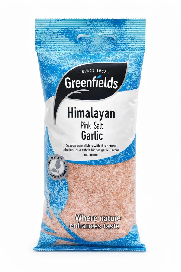 Greenfields Himalayan Pink Salt Garlic 200g