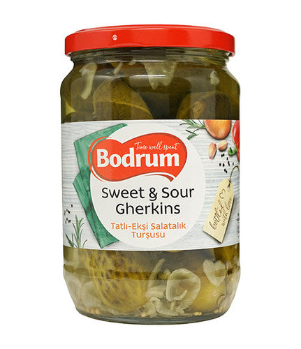 Bodrum Sweet & Sour Cornichons 680g- 24shopping.shop