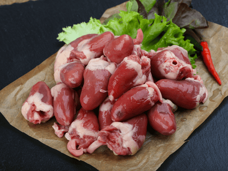 Fresh halal chicken hearts 500g pack