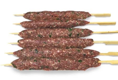 Halal lamb kofta skewers pack of 6 ready to cook